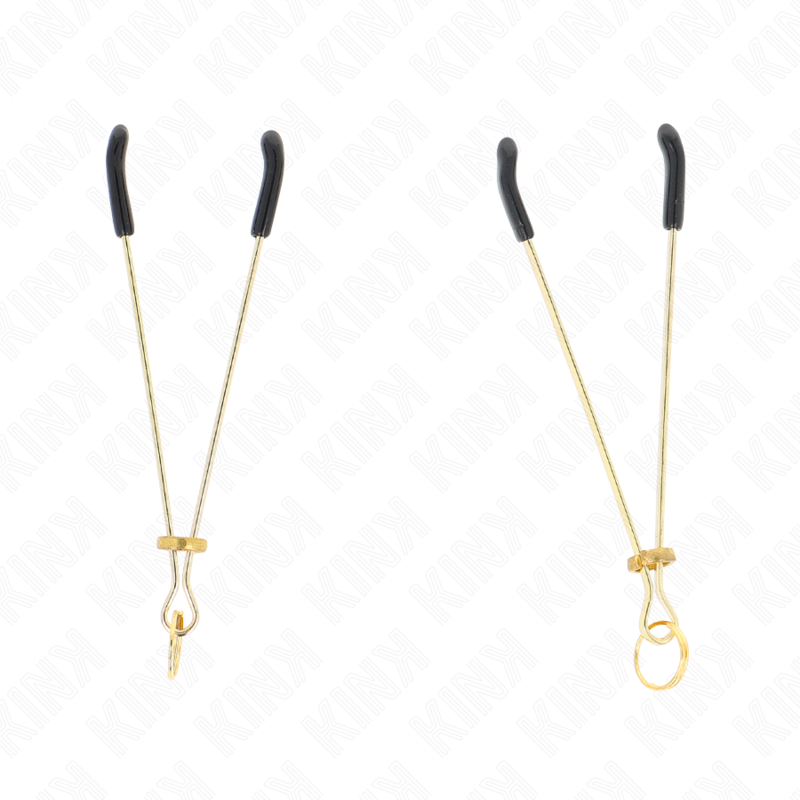 KINK - MORSETTI PER CAPEZZOLI SOTTILI ORO 7 CM