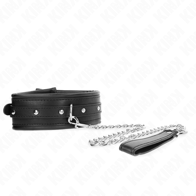 KINK - COLLANA CON CINTURINO CON FIBBIA LUCIDA 65 CM 48,5 CM X 5,3 CM