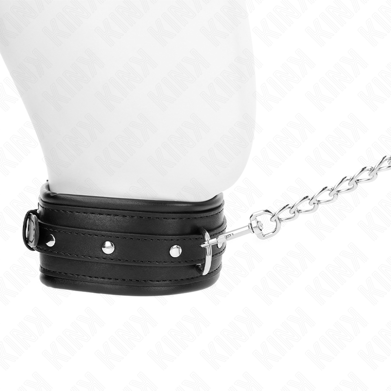 KINK - COLLANA CON CINTURINO CON FIBBIA LUCIDA 65 CM 48,5 CM X 5,3 CM