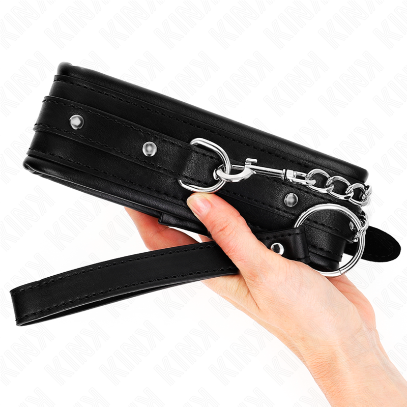 KINK - COLLANA CON CINTURINO CON FIBBIA LUCIDA 65 CM 48,5 CM X 5,3 CM