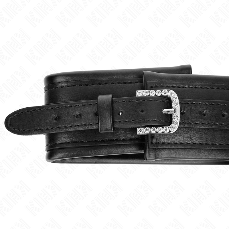 KINK - COLLANA CON CINTURINO CON FIBBIA LUCIDA 65 CM 48,5 CM X 5,3 CM