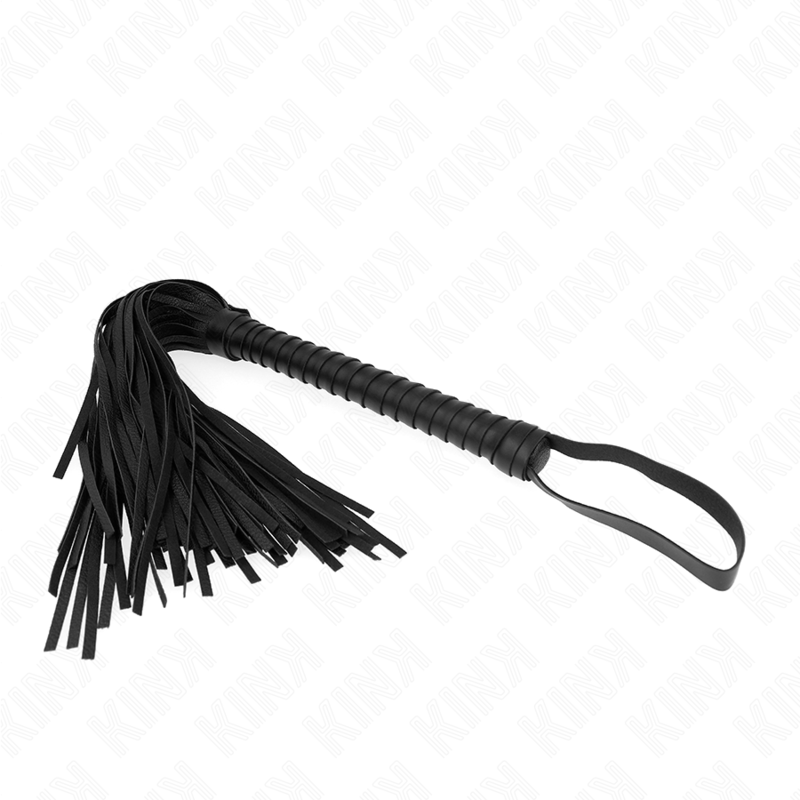 KINK - FRUSTA CON MANICO NERO TESTURIZZATO 48,5 CM