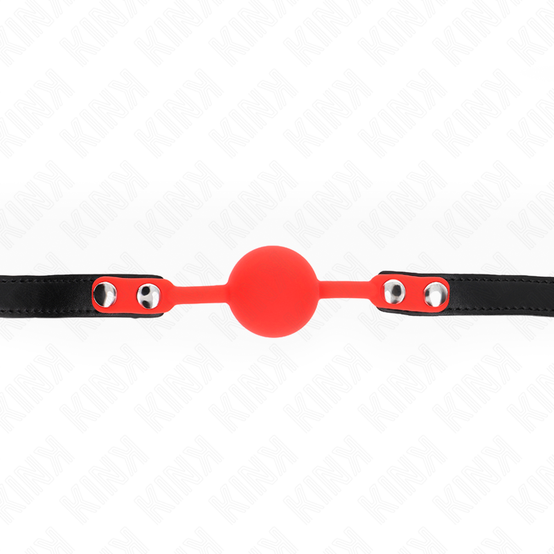 KINK - BAVAGLIO IN SILICONE DA 4 CM CON LUCCHETTO 60 x 2 CM