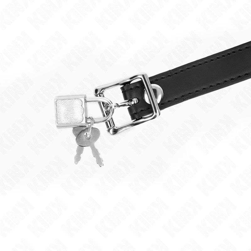 KINK - BAVAGLIO IN SILICONE DA 4 CM CON LUCCHETTO 60 x 2 CM