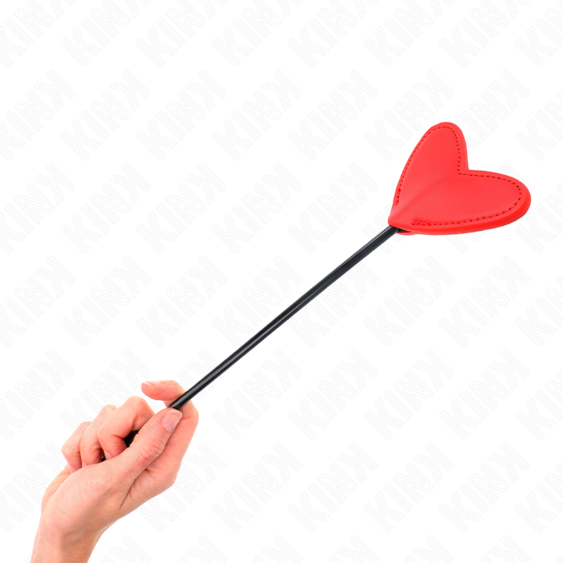 KINK - TAVOLOZZA A FORMA DI CUORE ROSSO 33 X 10 CM
