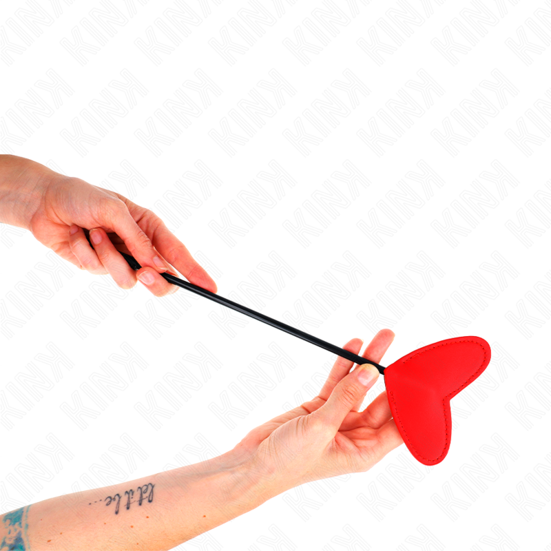 KINK - TAVOLOZZA A FORMA DI CUORE ROSSO 33 X 10 CM