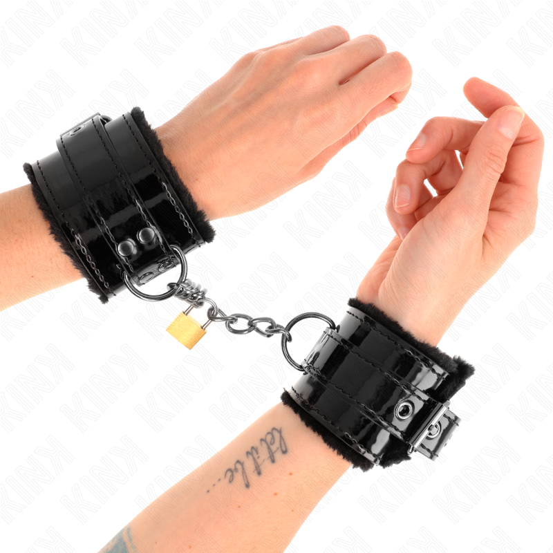 KINK - CINTURE LEGGERE PER I POLSI CON CHIUSURA IN RAME REGOLABILI 17-29 CM X 5,5 CM