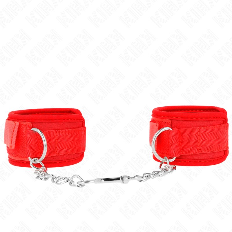 KINK - FASCE DI FERMAPOLSO IN NEOPRENE ROSSE 42 X 5 CM
