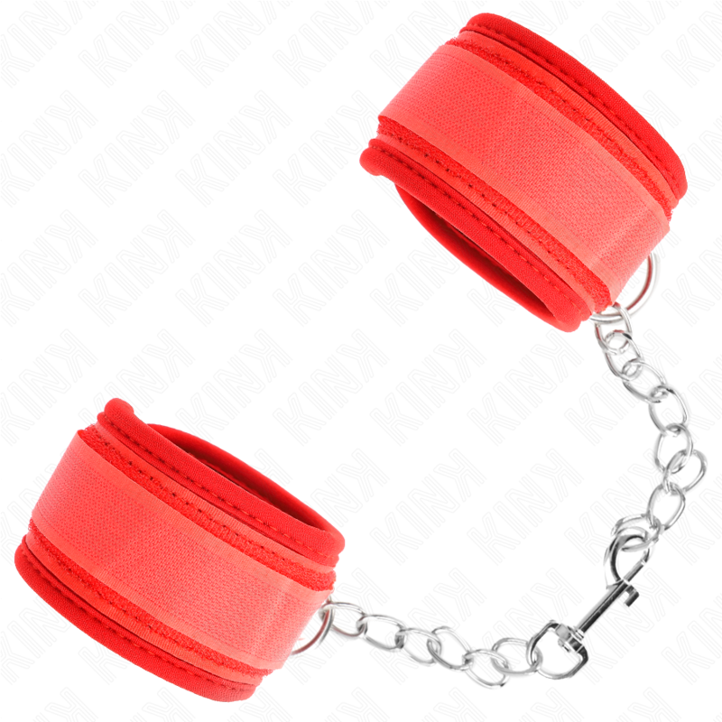 KINK - FASCE DI FERMAPOLSO IN NEOPRENE ROSSE 42 X 5 CM