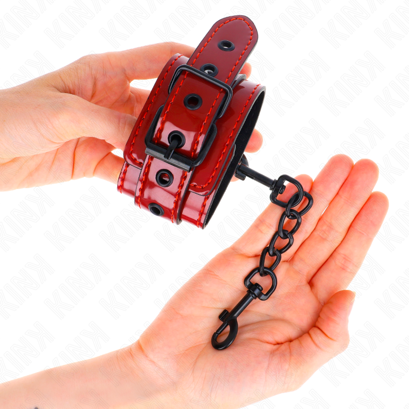 KINK - MANICHETTE ROSSO SCURO 23 X 5 CM