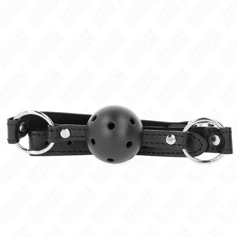 KINK - HOLLOW HARD BLACK BALL 4,5 CM GAG MODELLO 1 63,5 X 2 CM