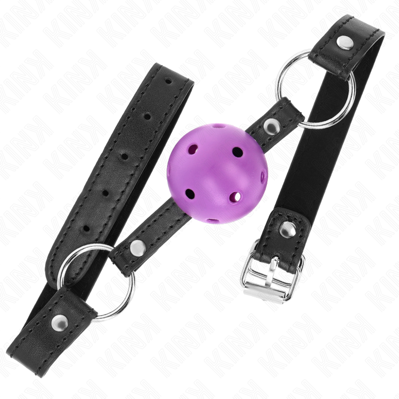KINK - PALLA VIOLA RIGIDA E CAVO 4,5 CM BAVAGLIO 63,5 X 2 CM