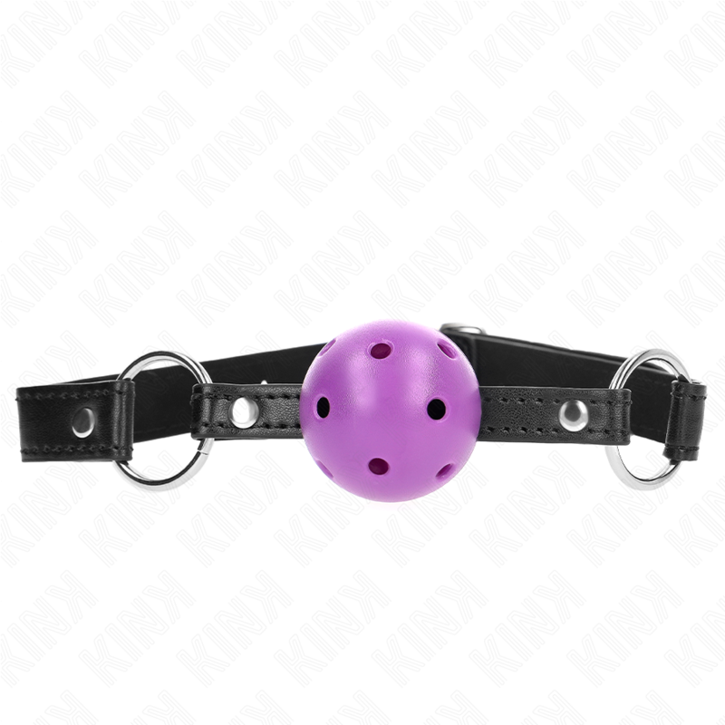 KINK - PALLA VIOLA RIGIDA E CAVO 4,5 CM BAVAGLIO 63,5 X 2 CM