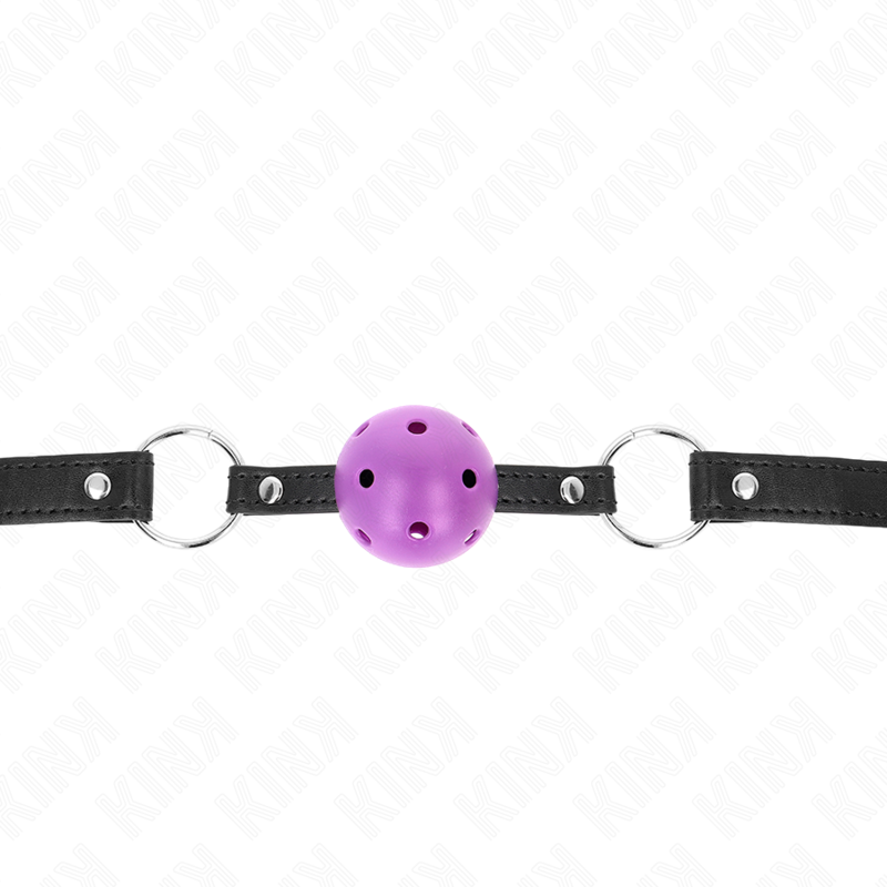 KINK - PALLA VIOLA RIGIDA E CAVO 4,5 CM BAVAGLIO 63,5 X 2 CM