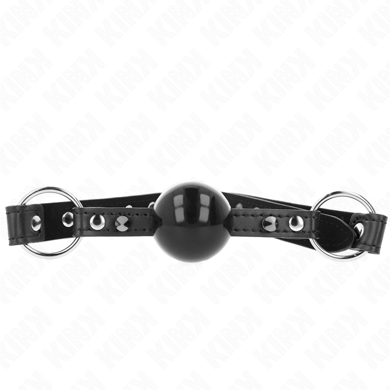 KINK - BALL 4 CM GAG CON PUNTA RIVETTO E CHIUSURA A SCATTO 65 x 2 CM
