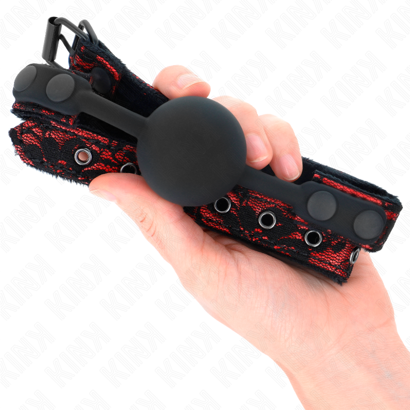 KINK - SCANDAL SILICONE BALL 4 CM GAG MODELLO 1 65 x 2 CM