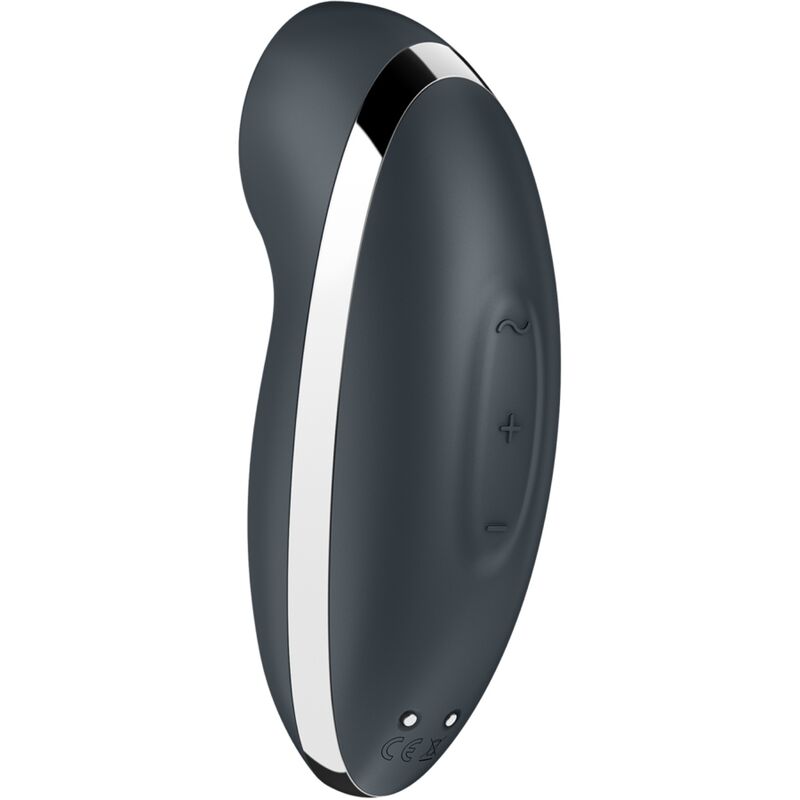 SATISFYER - TAP &amp; CLIMAX 2 VIBRADOR Y ESTIMULADOR GRIS
