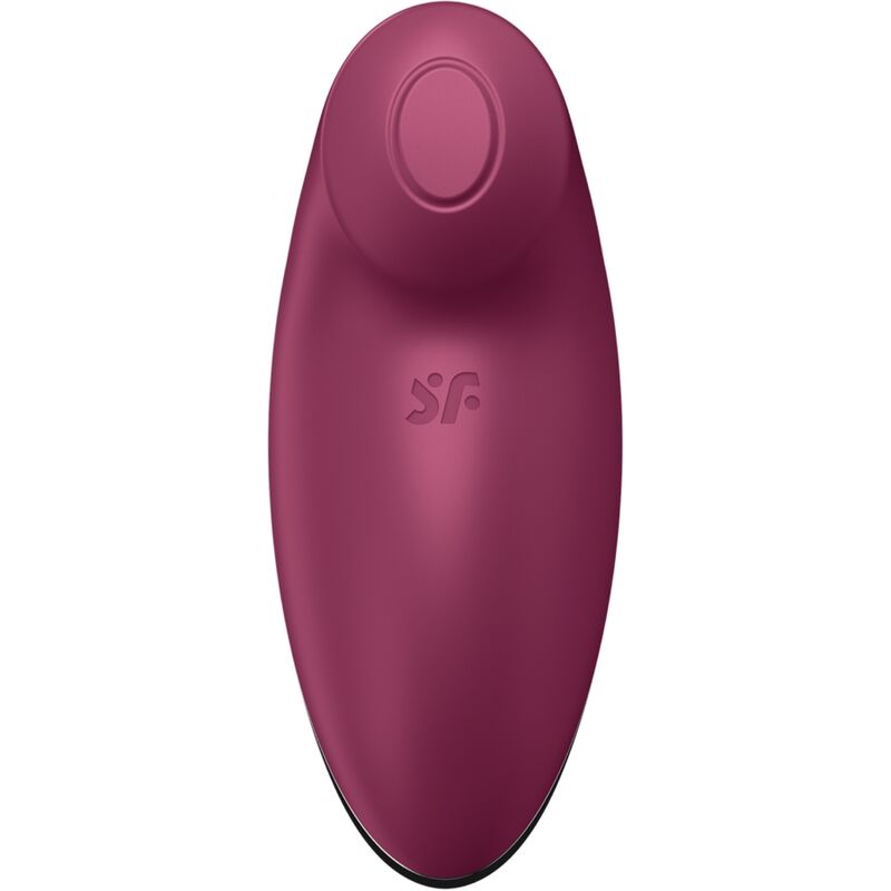 SATISFYER - TAP &amp; CLIMAX 2 VIBRADOR Y ESTIMULADOR ROJO