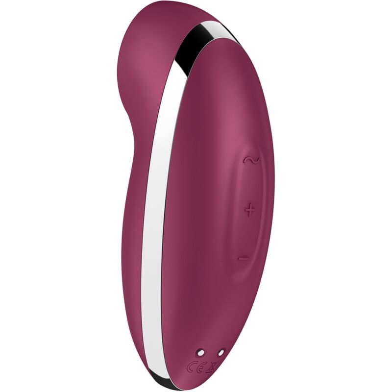 SATISFYER - TAP &amp; CLIMAX 2 VIBRADOR Y ESTIMULADOR ROJO