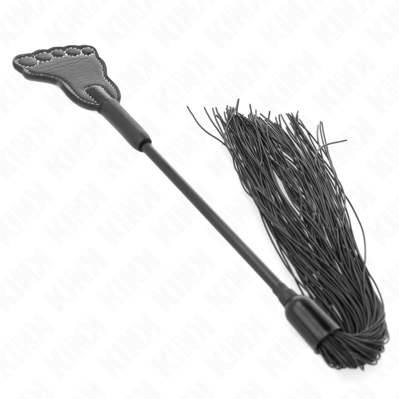 KINK - PAGAIA A FORMA DI PIEDE CON FRUSTA CON NAPPA 31 CM