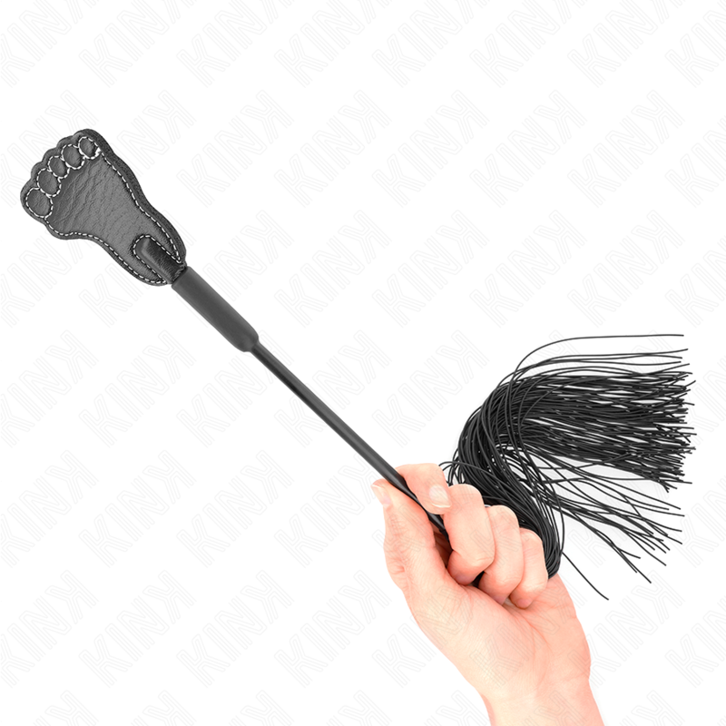 KINK - PAGAIA A FORMA DI PIEDE CON FRUSTA CON NAPPA 31 CM