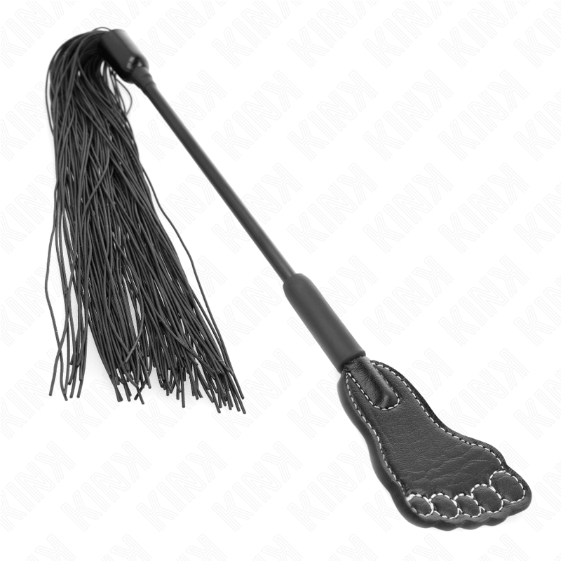 KINK - PAGAIA A FORMA DI PIEDE CON FRUSTA CON NAPPA 31 CM
