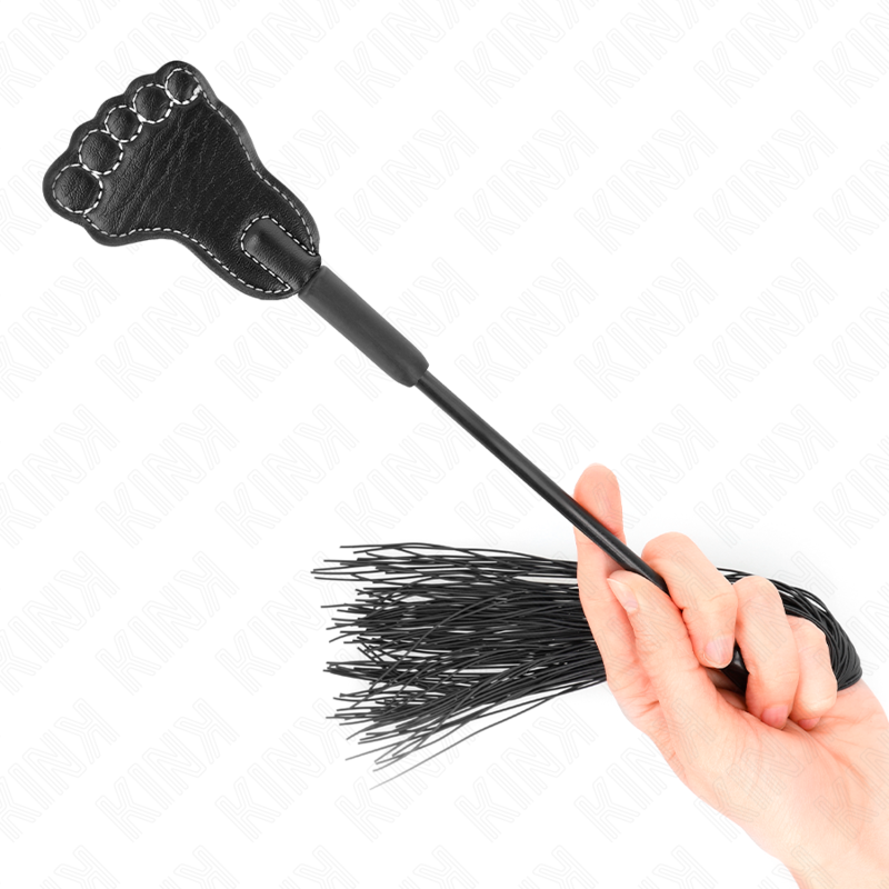 KINK - PAGAIA A FORMA DI PIEDE CON FRUSTA CON NAPPA 31 CM