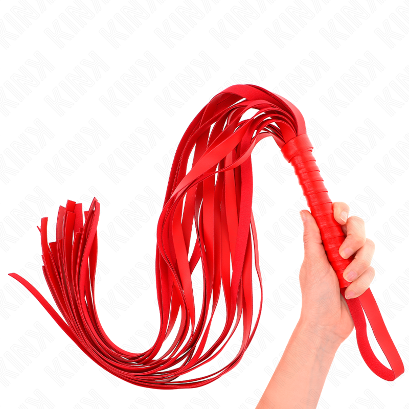 KINK - FRUSTA ROSSA A MANICO CORTO E CODA LUNGA 70 CM