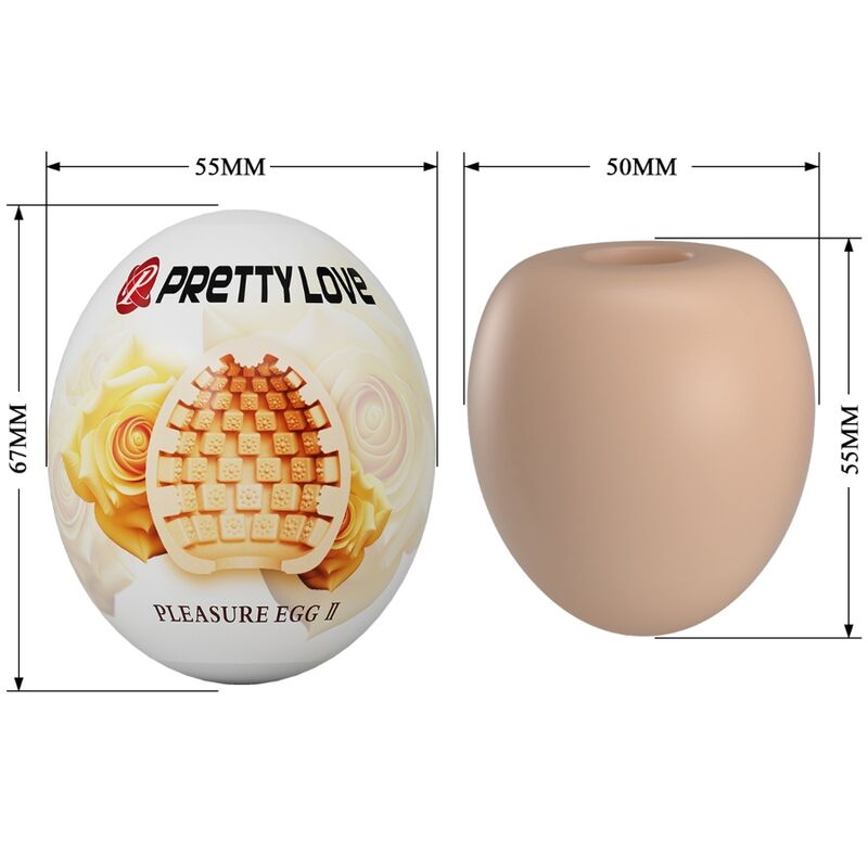 PRETTY LOVE - MASTURBATORE MASCHILE CON UOVO IN CARNE