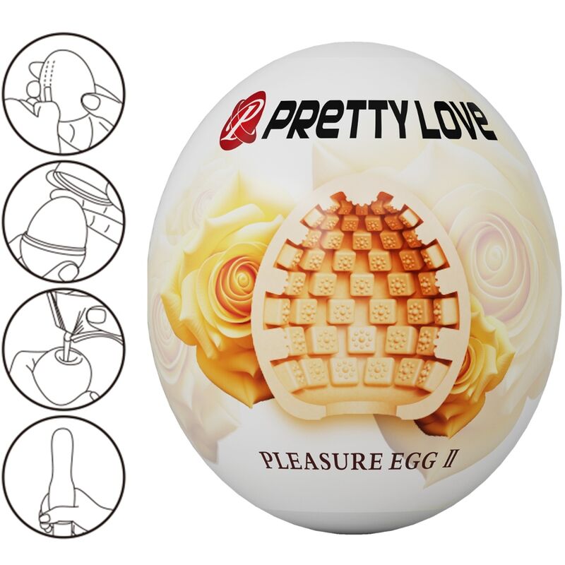 PRETTY LOVE - MASTURBATORE MASCHILE CON UOVO IN CARNE