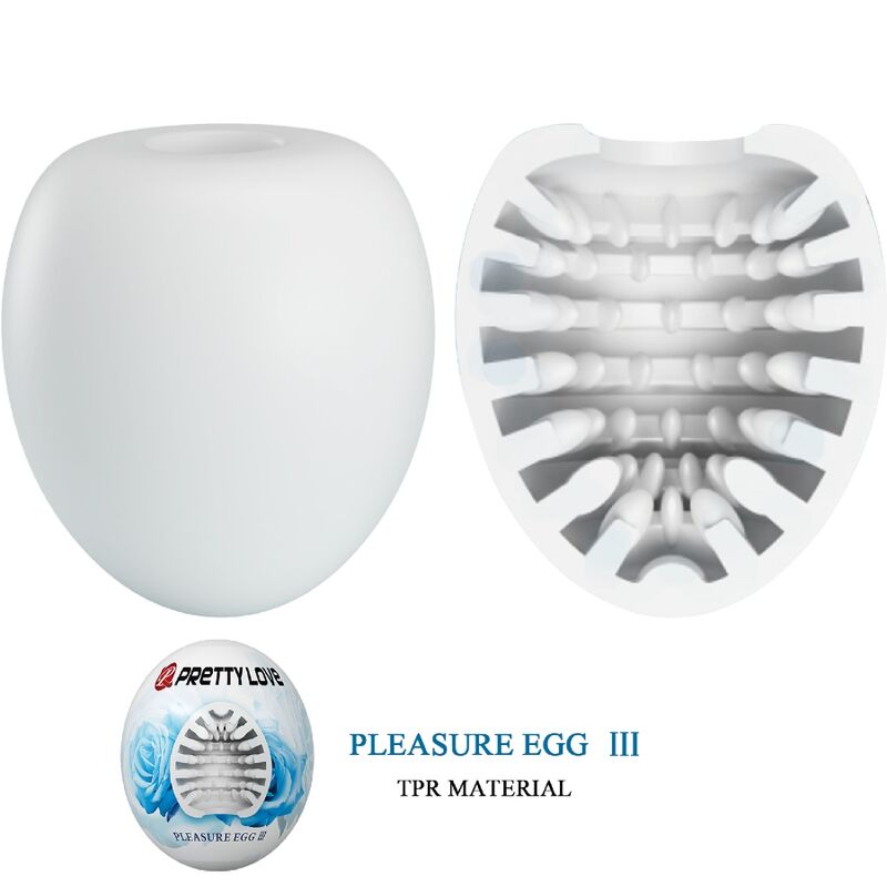 PRETTY LOVE - MASTURBADOR MASCULINO CLARA DE HUEVO