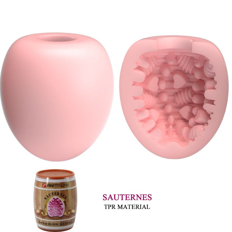 PRETTY LOVE - MASTURBATORE MASCHILE EGG MODELLO ROSA 2