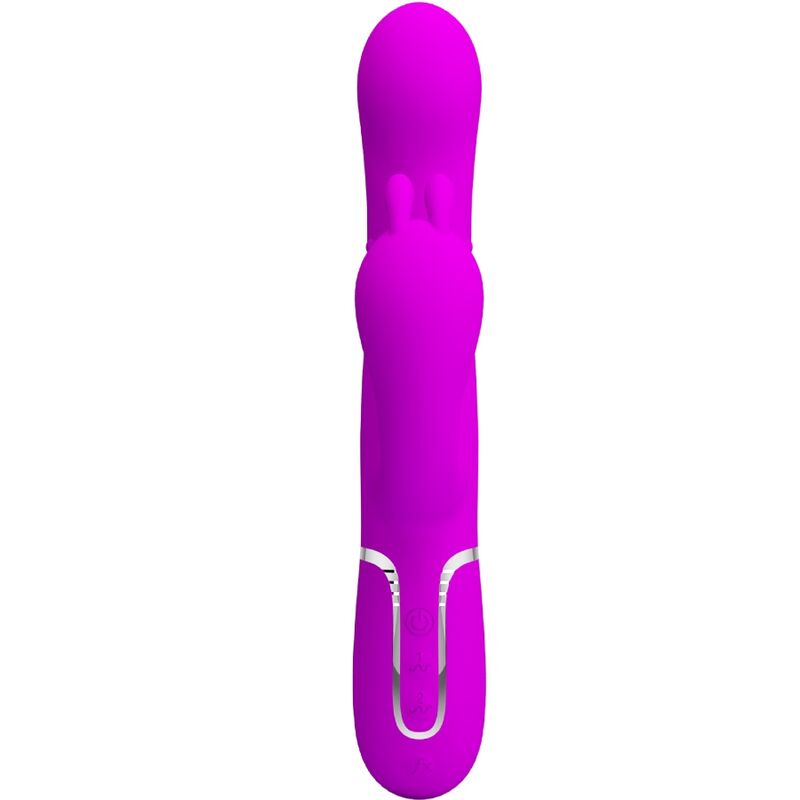 PRETTY LOVE - CAMMY TRIPLO VIBRATORE MULTIFUNZIONE 4 IN 1 ROSA