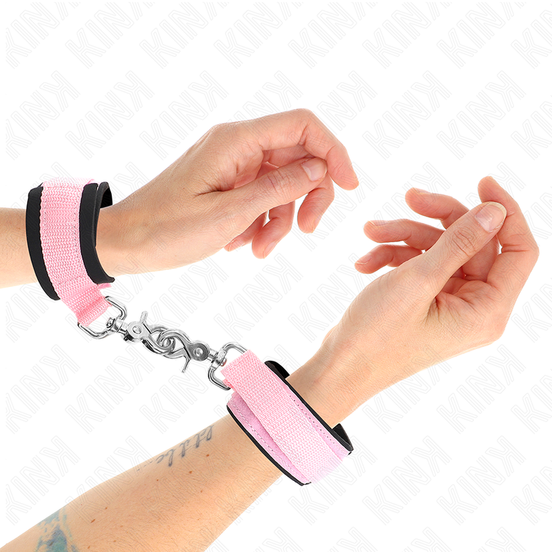 KINK - CINTURE REGOLABILI IN NEOPRENE ROSA REGOLABILI 22-34 CM
