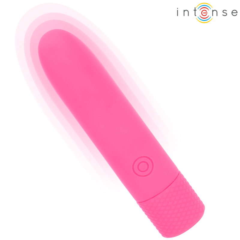 INTENSE - SYMONE BALA VIBRADORA RECARGABLE USB 8 VIBRACIONES ROSA 10 X 2,2 CM