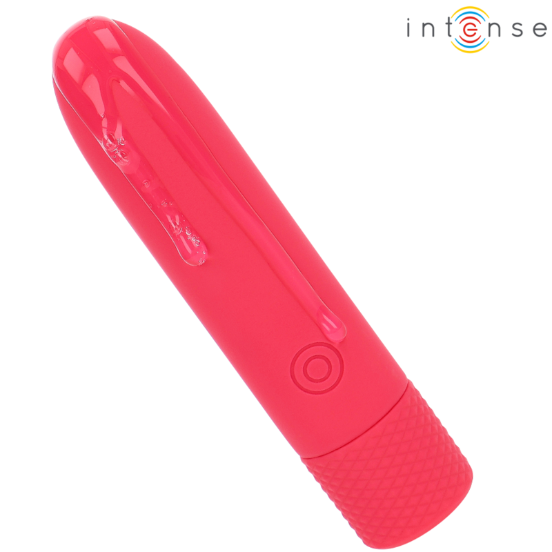 INTENSE - SYMONE BALA VIBRADORA RECARGABLE USB 8 VIBRACIONES ROJA 10 X 2.2 CM