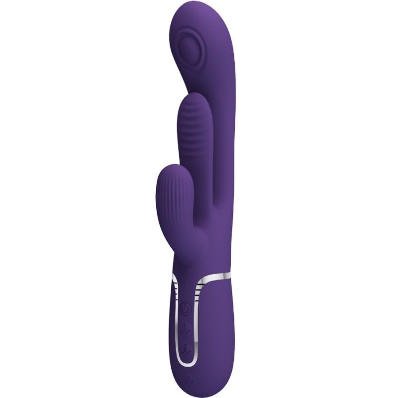 PRETTY LOVE - SHANIA TRIPLE RABBIT VIBRATOR MULTIFUNZIONE VIOLA
