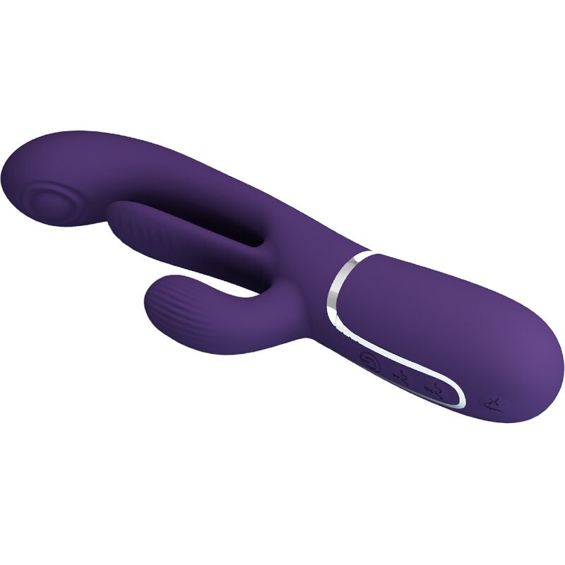 PRETTY LOVE - SHANIA TRIPLE RABBIT VIBRADOR MULTIFUNCIÓN MORADO