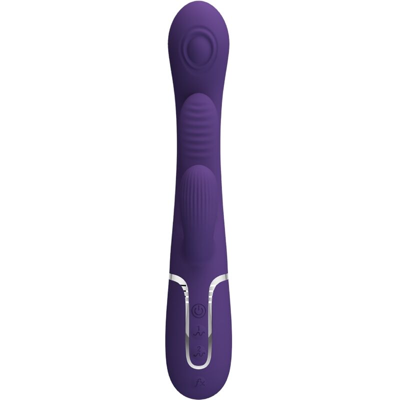 PRETTY LOVE - SHANIA TRIPLE RABBIT VIBRATOR MULTIFUNZIONE VIOLA