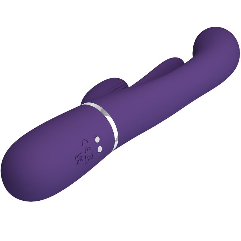 PRETTY LOVE - SHANIA TRIPLE RABBIT VIBRATOR MULTIFUNZIONE VIOLA
