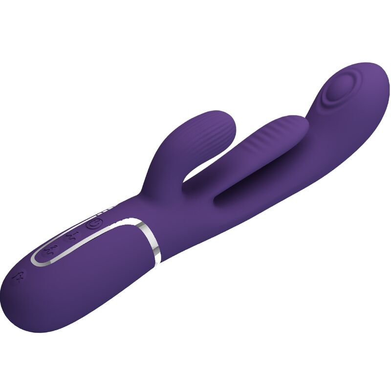 PRETTY LOVE - SHANIA TRIPLE RABBIT VIBRATOR MULTIFUNZIONE VIOLA