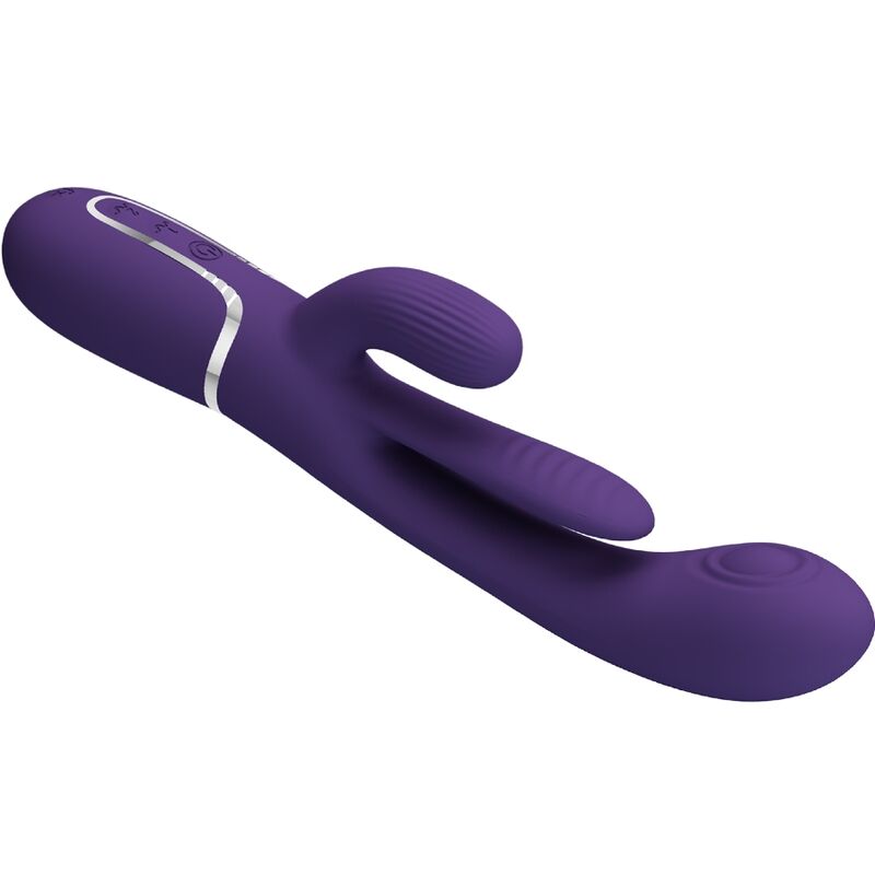 PRETTY LOVE - SHANIA TRIPLE RABBIT VIBRATOR MULTIFUNZIONE VIOLA