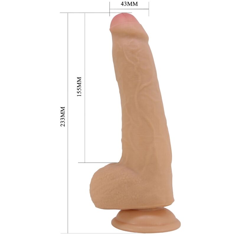 PRETTY LOVE - DILDO REALISTICO DRACO 23 CM CARNE