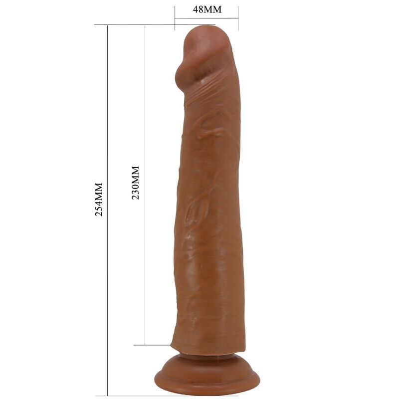 PRETTY LOVE - DILDO REALISTA SHARIFE 25 CM MARRÓN