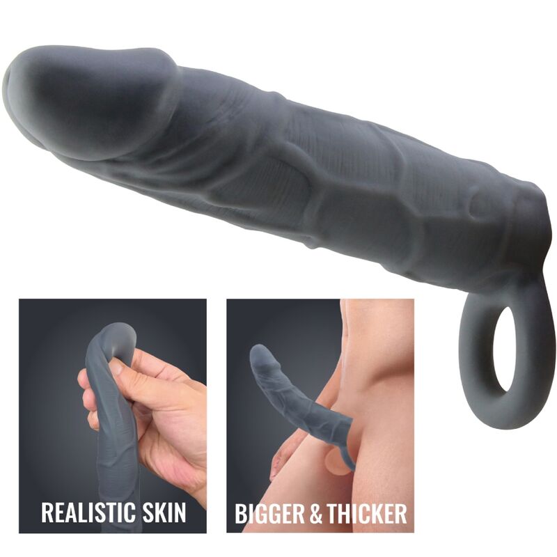 PRETTY LOVE - REALISTIC SKIN PENE LEEVE GRIGIO SCURO