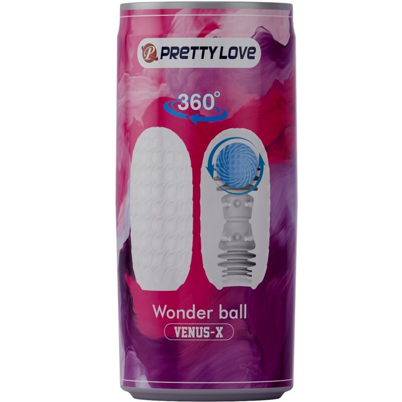 PRETTY LOVE - MASTURBADOR MASCULINO VENUS X MODELO 3 BLANCO