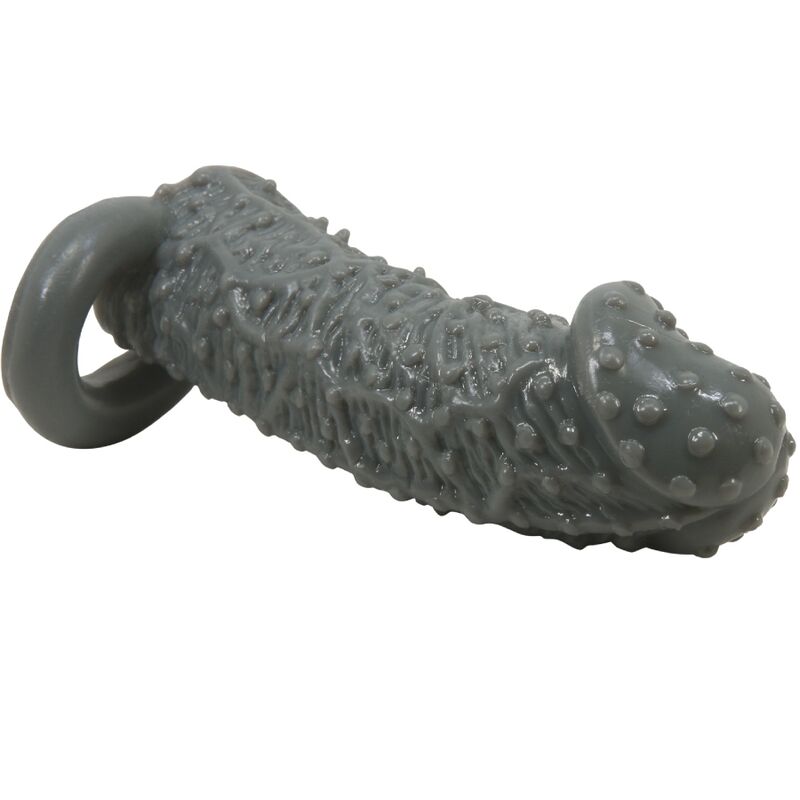 PRETTY LOVE - FUNDA REALISTA PARA ALARGAR EL PENE Y RETARDAR EL PENE MODELO 2 GRIS