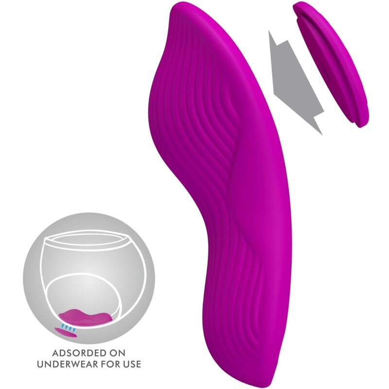 PRETTY LOVE - ROMARIO STIMOLATORE CLITORIDEO DA SOPRA CON TELECOMANDO ROSA