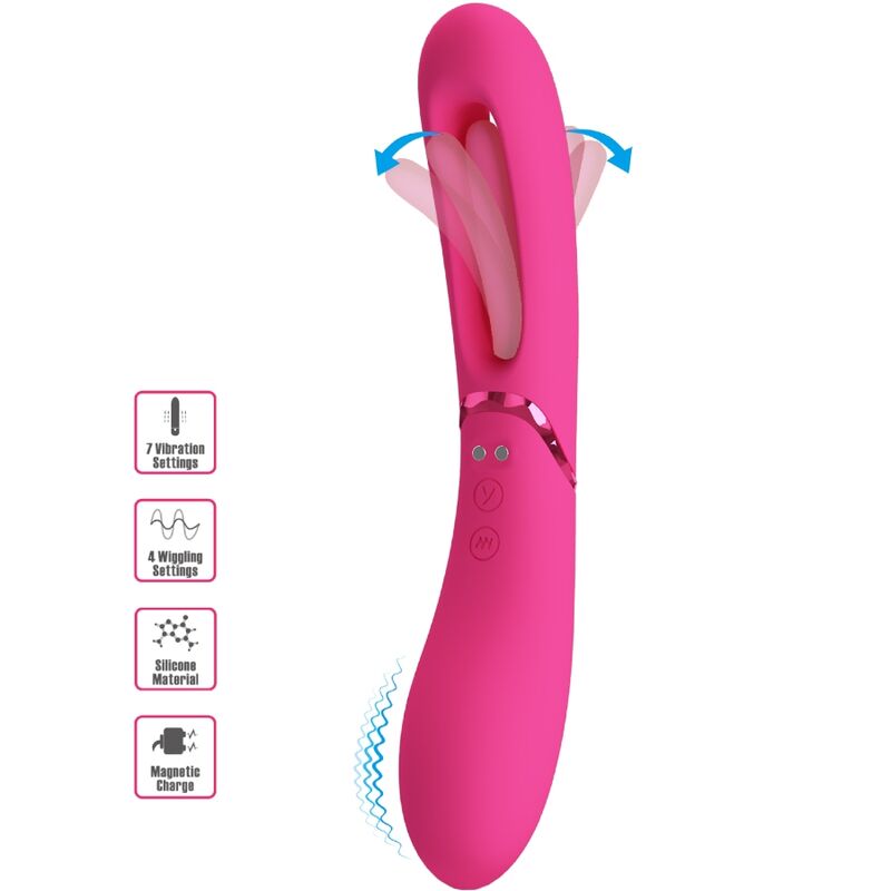ROMANCE - VIBRADOR PUNTO G LEXIE 7 VIBRACIONES ROSA