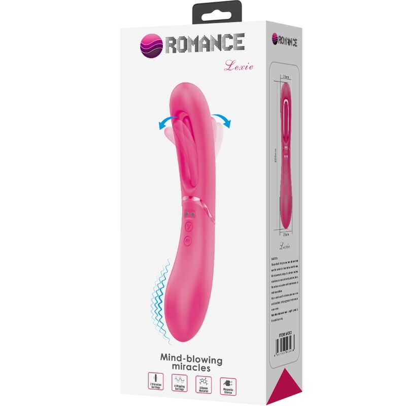 ROMANCE - VIBRADOR PUNTO G LEXIE 7 VIBRACIONES ROSA